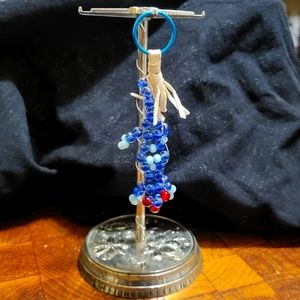 Little Lizard Beaded Keyring Decoration